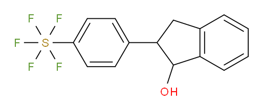 2-(4-(pentafluoromercapto)phenyl)-2,3-dihydro-1H-inden-1-ol