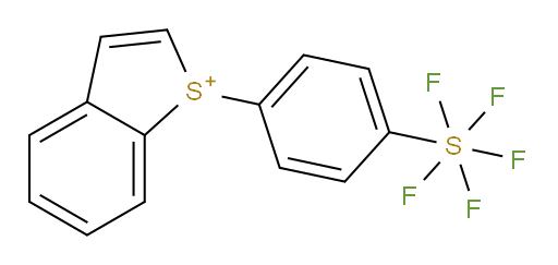 1-(4-(pentafluoromercapto)phenyl)-1H-benzo[b]thiophen-1-ium