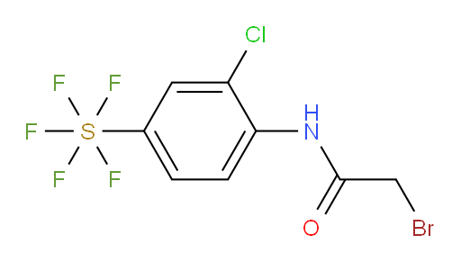 [4-[(2-bromoacetyl)amino]-3-chlorophenyl]sulfur pentafluoride