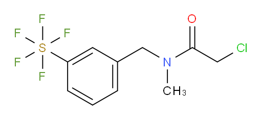 2-chloro-N-(3-(pentafluoromercapto)benzyl)-N-methylacetamide