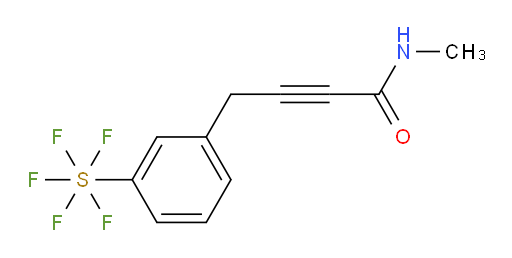 [3-[4-(methylamino)-4-oxo-2-butyn-1-yl]phenyl]sulfur pentafluoride