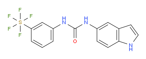 [3-[[(1H-indol-5-ylamino)carbonyl]amino]phenyl]sulfur pentafluoride