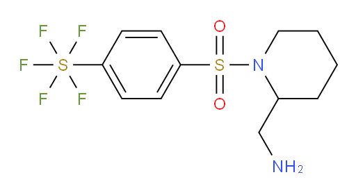 [4-[[2-(Aminomethyl)-1-piperidinyl]sulfonyl]phenyl]sulfur pentafluoride