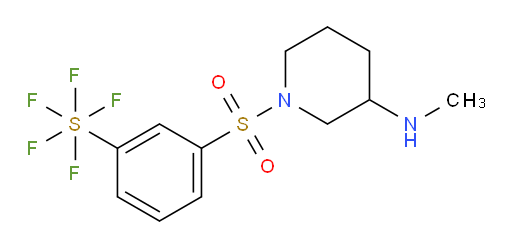 [3-[[3-(methylamino)-1-piperidinyl]sulfonyl]phenyl]sulfur pentafluoride