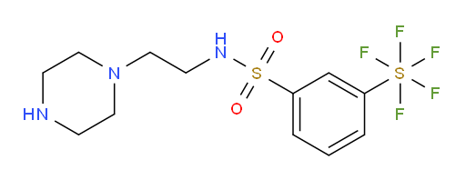 [3-[[[2-(1-piperazinyl)ethyl]amino]sulfonyl]phenyl]sulfur pentafluoride