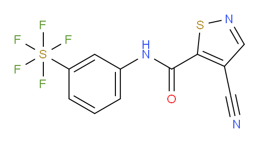[3-[[(4-Cyano-5-isothiazolyl)carbonyl]amino]phenyl]sulfur pentafluoride