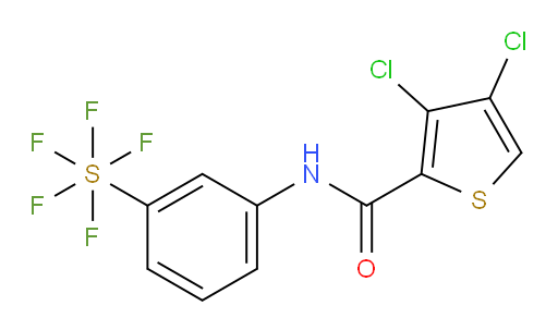 [3-[[(3,4-Dichloro-2-thienyl)carbonyl]amino]phenyl]sulfur pentafluoride
