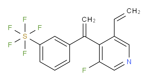 3-(1-(3-fluoro-5-vinylpyridin-4-yl)vinyl)(pentafluoromercapto)benzene