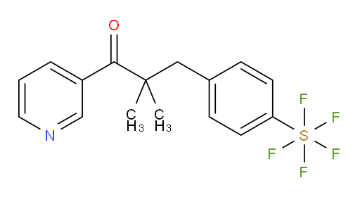[4-[2,2-Dimethyl-3-oxo-3-(3-pyridinyl)propyl]phenyl]sulfur pentafluoride