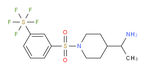 [3-[[4-(1-Aminoethyl)-1-piperidinyl]sulfonyl]phenyl]sulfur pentafluoride