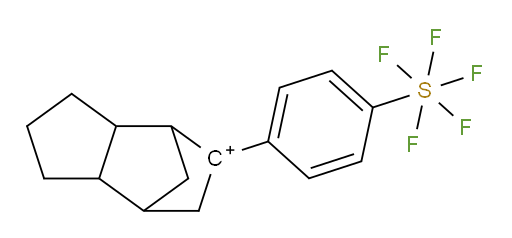 5-(4-(pentafluoromercapto)phenyl)octahydro-1H-4,7-methanoinden-5-ylium