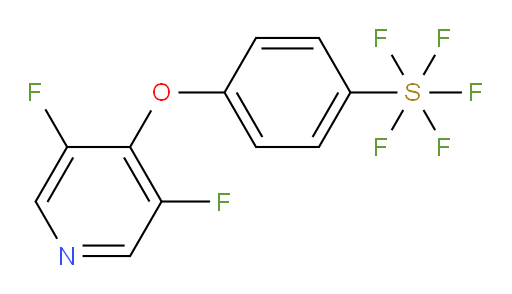 4-((3,5-difluoropyridin-4-yl)oxy)(pentafluoromercapto)benzene