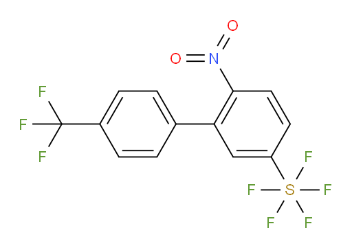 [6-nitro-4'-(trifluoromethyl)-biphenyl-3-yl]sulfur pentafluoride