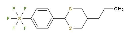 [4-(trans-5-propyl-1,3-dithian-2-yl)phenyl]-sulfur pentafluoride
