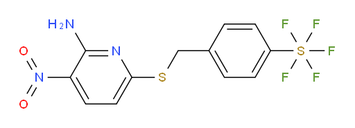 [4-[[(6-Amino-5-nitro-2-pyridinyl)thio]methyl]phenyl]sulfur pentafluoride