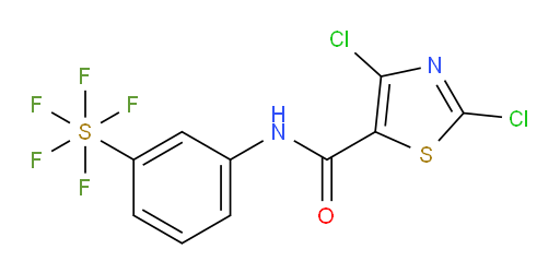 [3-[[(2,4-Dichloro-5-thiazolyl)carbonyl]amino]phenyl]sulfur pentafluoride