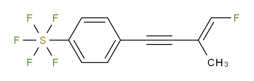 (E)-4-(4-fluoro-3-methylbut-3-en-1-yn-1-yl)(pentafluoromercapto)benzene