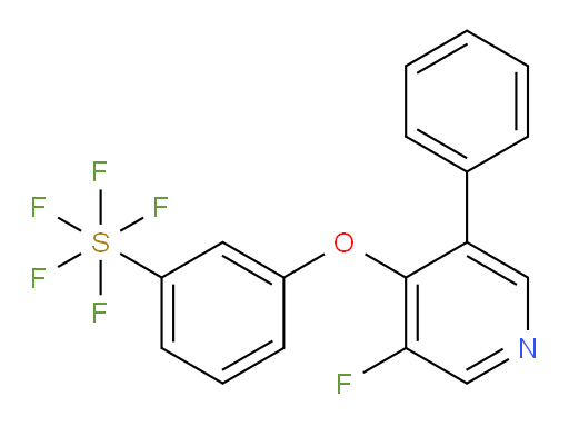 3-((3-fluoro-5-phenylpyridin-4-yl)oxy)(pentafluoromercapto)benzene