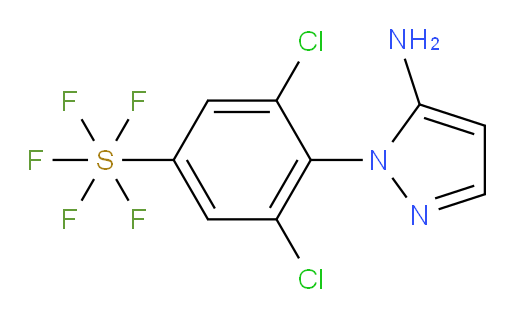 [4-(5-amino-1H-pyrazol-1-yl)-3,5-dichlorophenyl]sulfur pentafluoride