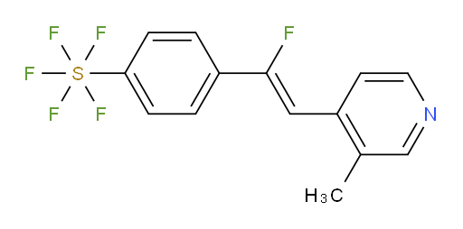 (Z)-4-(1-fluoro-2-(3-methylpyridin-4-yl)vinyl)(pentafluoromercapto)benzene