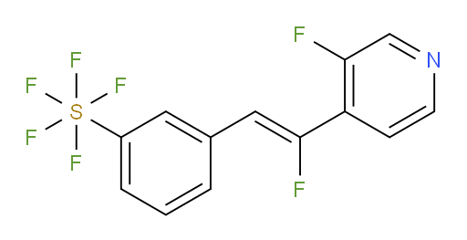 (Z)-3-(2-fluoro-2-(3-fluoropyridin-4-yl)vinyl)(pentafluoromercapto)benzene
