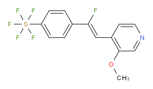 (Z)-4-(1-fluoro-2-(3-methoxypyridin-4-yl)vinyl)(pentafluoromercapto)benzene