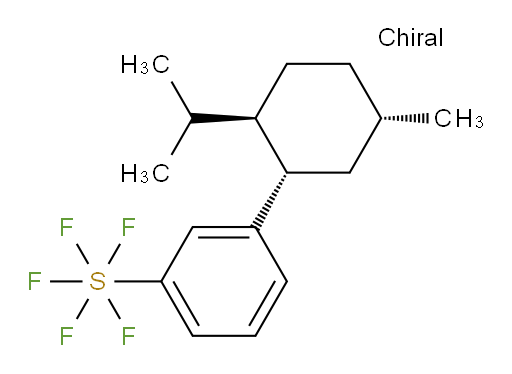 [rel-3-[(1R,2S,5R)-5-methyl-2-(1-methylethyl)cyclohexyl]phenyl]sulfur pentafluoride