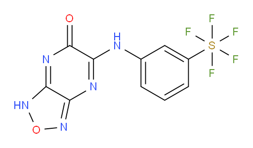 [3-[(6-hydroxy[1,2,5]oxadiazolo[3,4-b]pyrazin-5-yl)amino]phenyl]sulfur pentafluoride