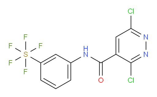 [3-[[(3,6-Dichloro-4-pyridazinyl)carbonyl]amino]phenyl]sulfur pentafluoride