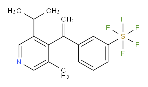 3-(1-(3-isopropyl-5-methylpyridin-4-yl)vinyl)(pentafluoromercapto)benzene