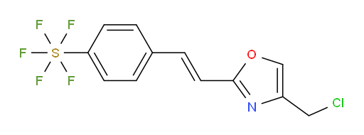 [4-[(1E)-2-[4-(chloromethyl)-2-oxazolyl]ethenyl]phenyl]sulfur pentafluoride