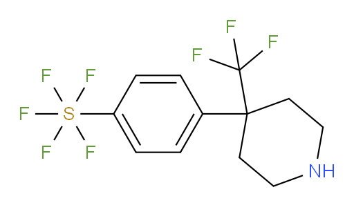 [4-[4-(trifluoromethyl)-4-piperidinyl]phenyl]sulfur pentafluoride