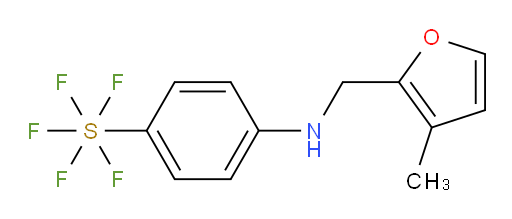 [4-[[(3-methyl-2-furanyl)methyl]amino]phenyl]sulfur pentafluoride