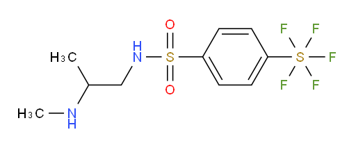 [4-[[[2-(methylamino)propyl]amino]sulfonyl]phenyl]sulfur pentafluoride