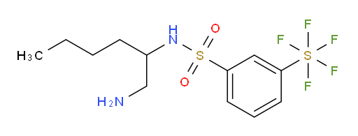 [3-[[[1-(Aminomethyl)pentyl]amino]sulfonyl]phenyl]sulfur pentafluoride
