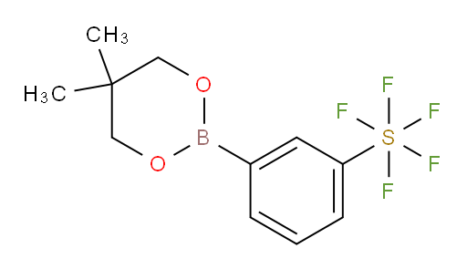3-(5,5-dimethyl-1,3,2-dioxaborinan-2-yl)(pentafluoromercapto)benzene