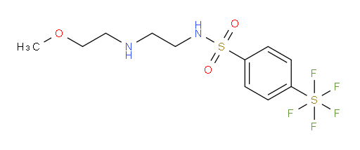 [4-[[[2-[(2-methoxyethyl)amino]ethyl]amino]sulfonyl]phenyl]sulfur pentafluoride