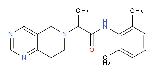 2-(7,8-dihydropyrido[4,3-d]pyrimidin-6(5H)-yl)-N-(2,6-dimethylphenyl)propanamide