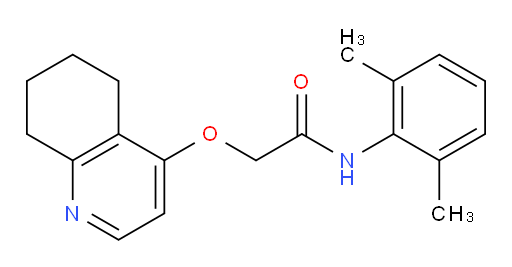 N-(2,6-dimethylphenyl)-2-((5,6,7,8-tetrahydroquinolin-4-yl)oxy)acetamide