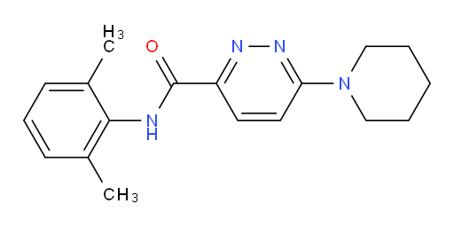 N-(2,6-dimethylphenyl)-6-(piperidin-1-yl)pyridazine-3-carboxamide