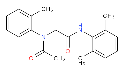 N-(2,6-dimethylphenyl)-2-(N-(o-tolyl)acetamido)acetamide