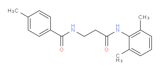 N-(3-((2,6-dimethylphenyl)amino)-3-oxopropyl)-4-methylbenzamide