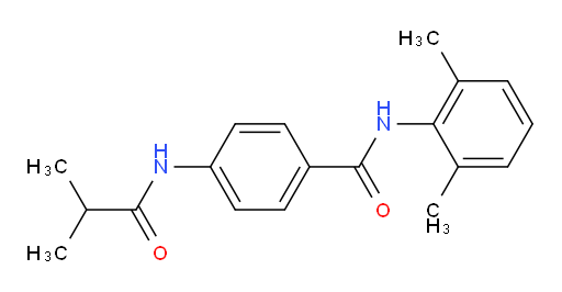 N-(2,6-dimethylphenyl)-4-isobutyramidobenzamide