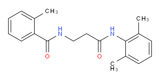 N-(3-((2,6-dimethylphenyl)amino)-3-oxopropyl)-2-methylbenzamide