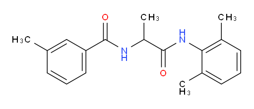 N-(1-((2,6-dimethylphenyl)amino)-1-oxopropan-2-yl)-3-methylbenzamide