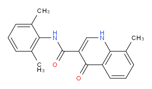 N-(2,6-dimethylphenyl)-8-methyl-4-oxo-1,4-dihydroquinoline-3-carboxamide