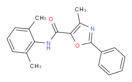 N-(2,6-dimethylphenyl)-4-methyl-2-phenyloxazole-5-carboxamide