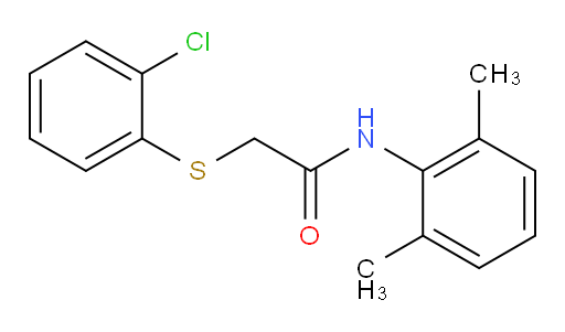 2-((2-chlorophenyl)thio)-N-(2,6-dimethylphenyl)acetamide