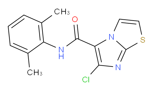 6-chloro-N-(2,6-dimethylphenyl)imidazo[2,1-b]thiazole-5-carboxamide