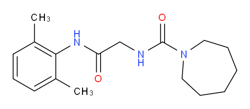 N-(2-((2,6-dimethylphenyl)amino)-2-oxoethyl)azepane-1-carboxamide